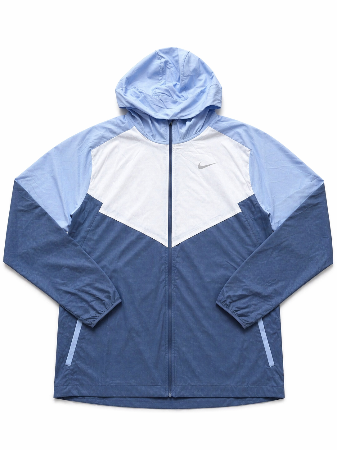 Nike Packable Windbreaker - Blue/White